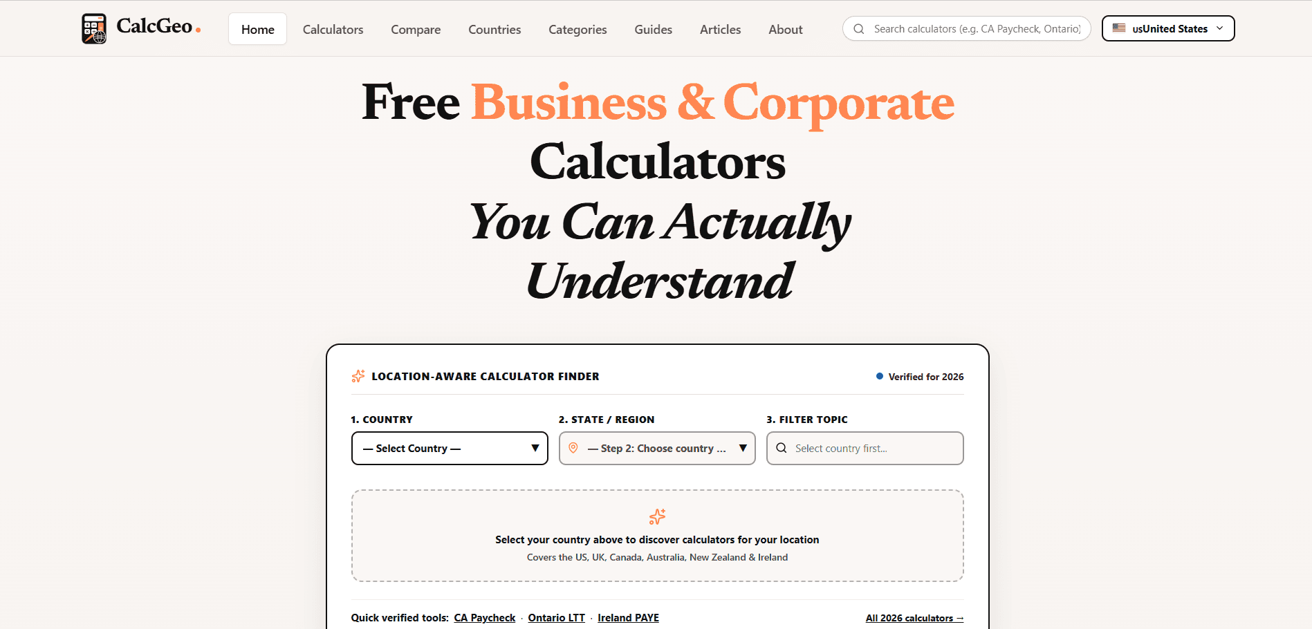 CalcGeo preview